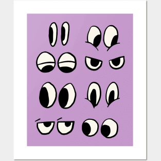 Cartoon Eyes Posters and Art